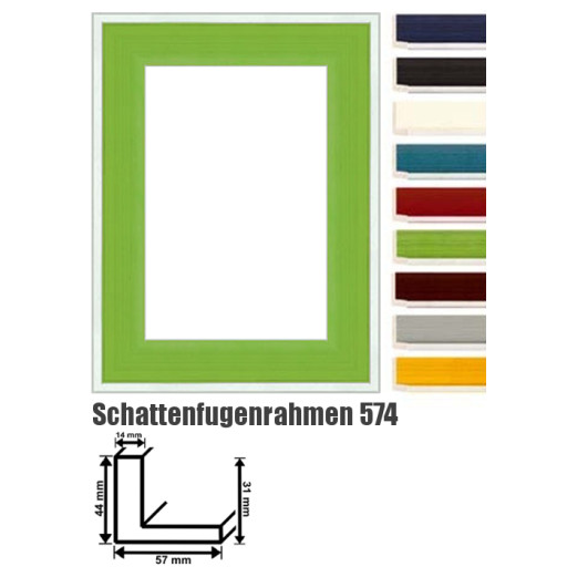 Schattenfugenrahmen 574