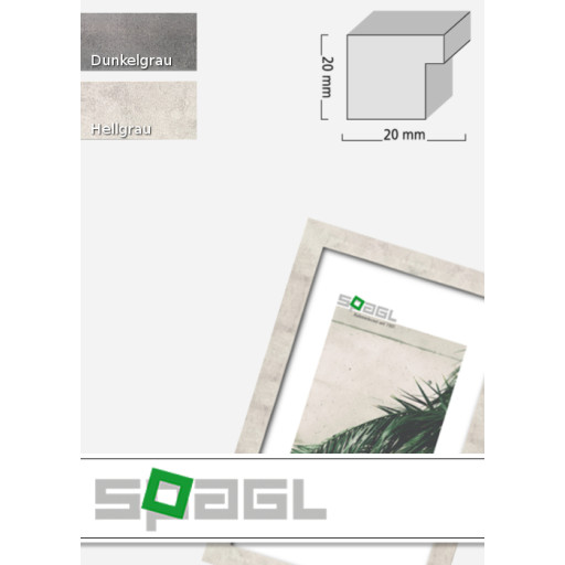 Spagl Holzrahmen 8079 Betondesign