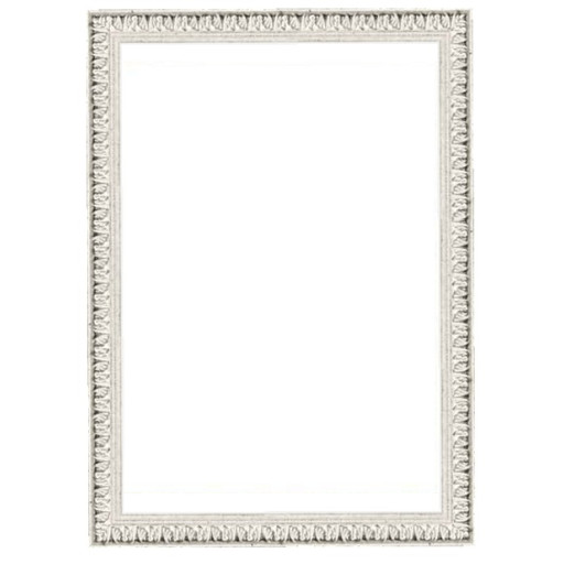Barockrahmen Battista Weiß 20,0 x 28,0 cm Leerrahmen