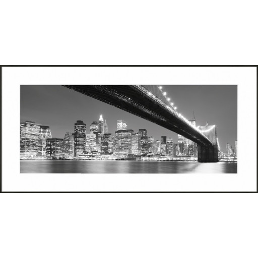Nielsen Gerahmtes Bild „Brooklyn Bridge“ 100,0 x 50,0 cm