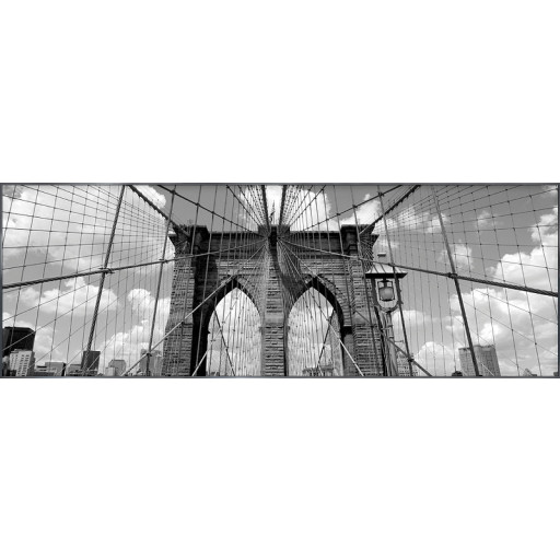Nielsen Gerahmtes Bild „Brooklyn Bridge“ 150,0 x 52,0 cm