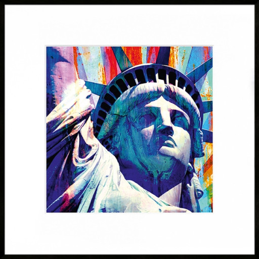Nielsen Gerahmtes Bild „Statue of Liberty“ 50,0 x 50,0 cm