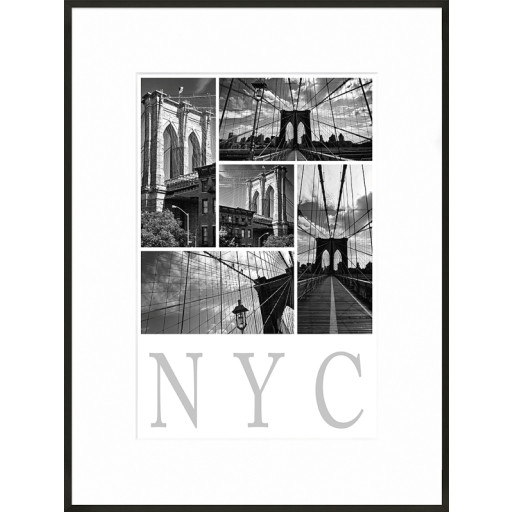 Nielsen Gerahmtes Bild „New York City“ 60,0 x 80,0 cm