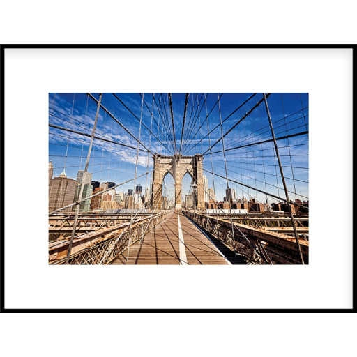 Nielsen Gerahmtes Bild „Brooklyn Bridge“ 80,0 x 60,0 cm