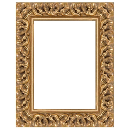 Barock Holzbilderrahmen Magna Gold 80 x 80 cm Leerrahmen