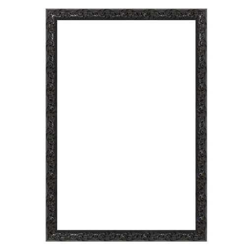 Barockrahmen Polli Schwarz 30 x 45 cm Leerrahmen