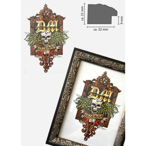 Holzrahmen Rockabilly