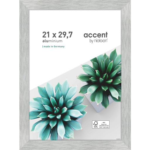 Alu-Wechselrahmen Star Silber 30,0 x 40,0 cm