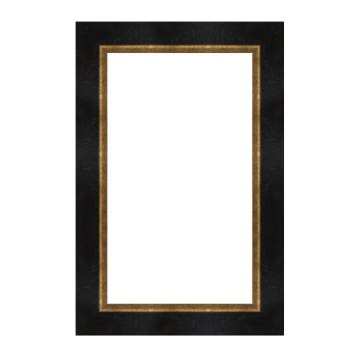 Spagl Holzrahmen Step Schwarz 40 x 40 cm Leerrahmen