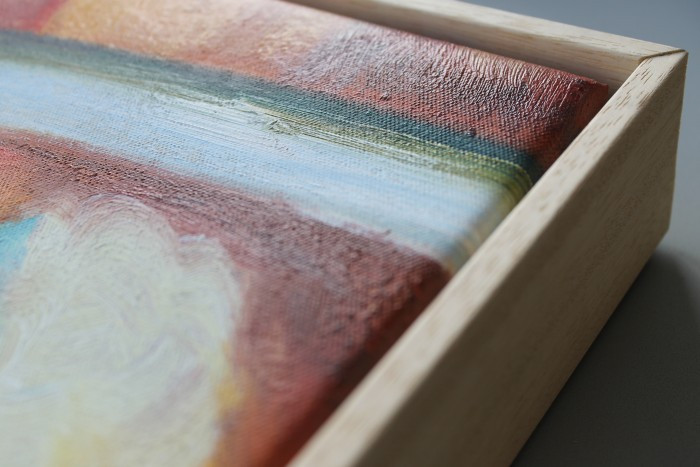 Schattenfuge Rahmen Seine Massiv 50 x 70 cm für Canvas Leinwandbilder 