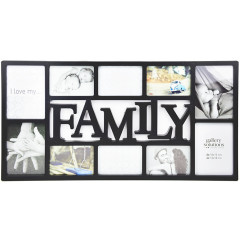 Collage-Rahmen Family 10 schwarz