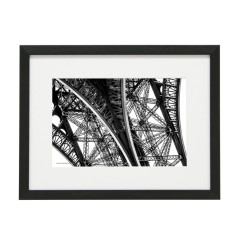 Gerahmtes Bild Paris Nr31 – Kunststoffrahmen Schwarz