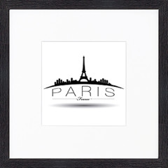 Nielsen Gerahmtes Bild „Paris“ 30,0 x 30,0 cm