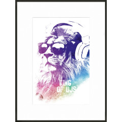 Nielsen Gerahmtes Bild „King of Djs“ 60,0 x 80,0 cm