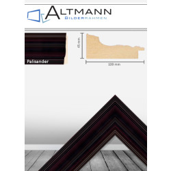 Holzbilderrahmen Palisander 100