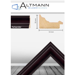 Holzbilderrahmen Palisander 53