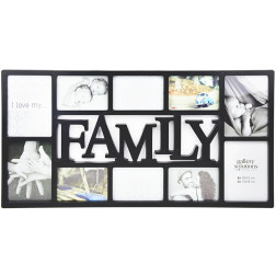 Collage-Rahmen Family 10 schwarz