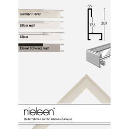Aluminium Bilderrahmen Profil 34