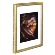 Holz-Bilderrahmen Phönix Normalglas gold, 21 x 29,7 cm
