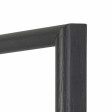 Holz-Bilderrahmen Stuttgart Normalglas schwarz, 28 x 35 cm