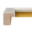 Wechselrahmen Popup Elegant, Silber mit gelben Kanten, 29,7 x 42,0cm Normalglas
