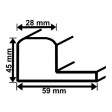 Schattenfugenrahmen 50787