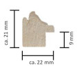 Barockrahmen Adria Altgold 50,0 x 50,0cm L