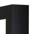 Holz-Bilderrahmen Konstanz Normalglas schwarz, 13 x 13 cm
