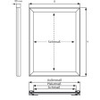 LED Outdoor Leuchtrahmen einseitig