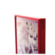 Kunststoff Puzzlerahmen Mickey Silber 50 x 50 cm mit Antireflex-Acrylglas