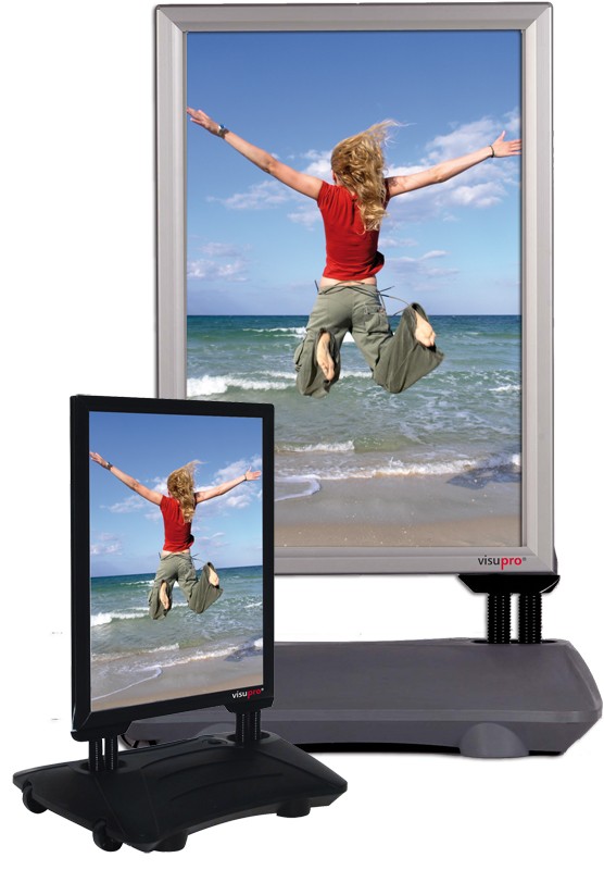 Kundenstopper WindPro von UpdateDisplays Kundenstopper WindPro von UpdateDisplays