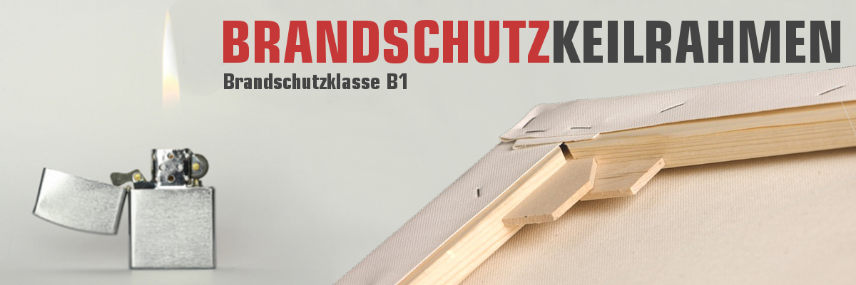 Brandschutz Keilrahmen