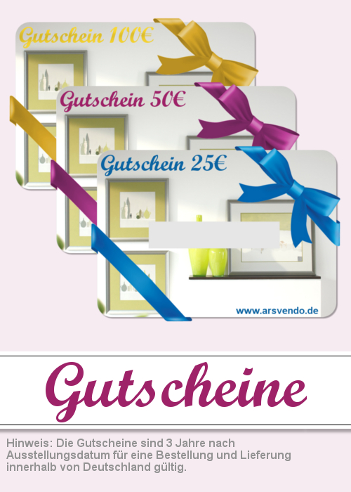 Gutscheine für Bilderrahmen Shop