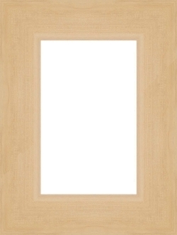 Holzbilderrahmen Kreta Roh Pyramide