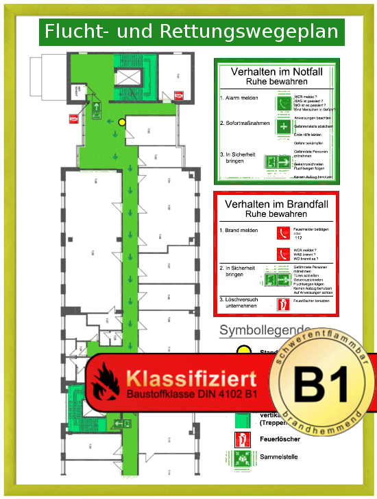 Brandschutzrahmen B1 zertifiziert